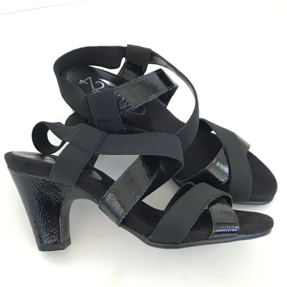 A2 By AEROSOLES Heeled Sandals Slingback Comfort Black New Women’s Size 6.5 - Picture 2 of 16